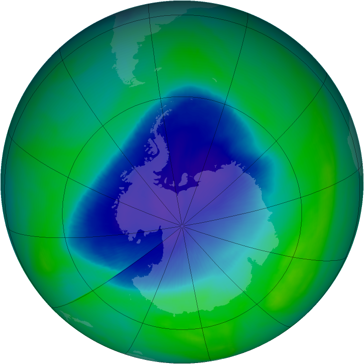 Ozone Map 2007-11-19